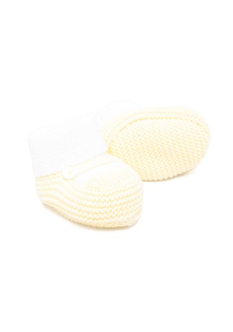 Scarpe in maglia LITTLE BEAR | 1137BCO/GIALLO